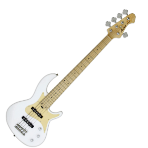 ARIA RSB-618/5 (WH) (Biała gitara basowa)