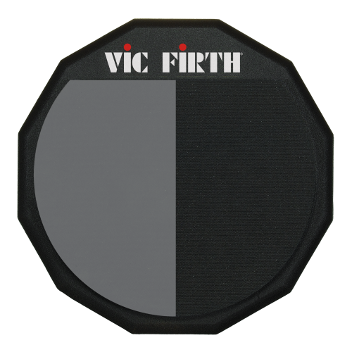 Pan perkusyjny dwustrefowy, VIC FIRTH Practice Pad, PAD12H, Hard Surface, 12"