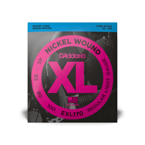 D'Addario EXL 170, XL Nickel (Struny do gitary basowej  45-100)