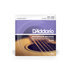 D'Addario EJ26 Custom Light Phosphor Bronze 11-52 (Struny do gitary akustycznej)