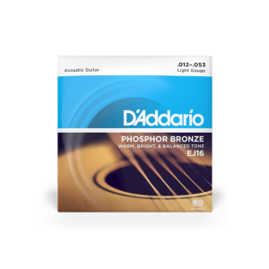 D'Addario EJ16 Phosphor Bronze 12-53 (Struny do gitary akustycznej)