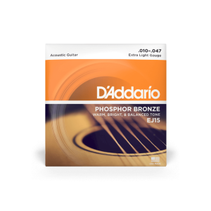 D'Addario EJ15 Phosphor Bronze 10-47 (Struny do gitary akustycznej)