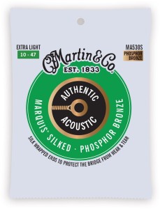 Martin MA530S Extra Light (10-47) AA Silked Phosphore Bronze 92/8 (struny do gitary akustycznej)