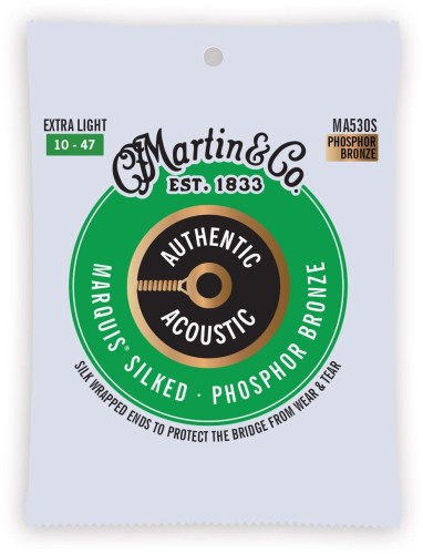 Martin MA530S Extra Light (10-47) AA Silked Phosphore Bronze 92/8 (struny do gitary akustycznej)