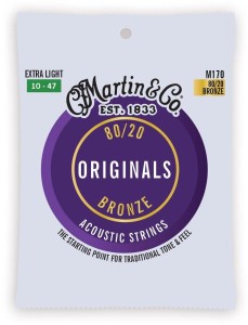 Martin M170 Extra Light (10-47) Originals Bronze 80/20 struny do gitary akustycznej