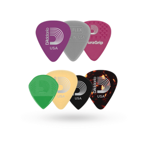 D'Addario Variety Picks 7-Pack - Zestaw kostek gitarowych (Heavy)