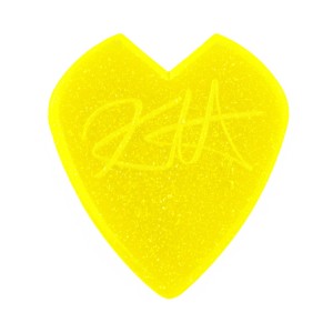 Dunlop Kirk Hammett Yellow Glitter Jazz III (kostka gitarowa 1,38 mm)