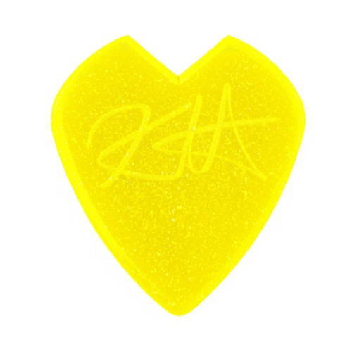 Dunlop Kirk Hammett Yellow Glitter Jazz III (kostka gitarowa 1,38 mm)