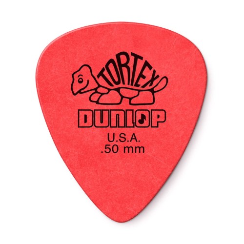Dunlop Tortex 0,50 (Kostka gitarowa czerwona)