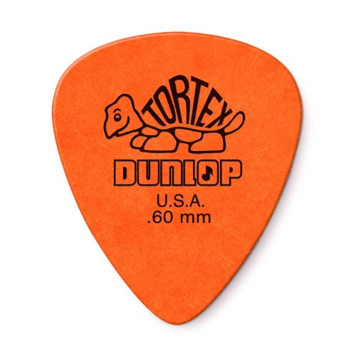 Dunlop Tortex 0,60 (Kostka gitarowa pomarańczowa)