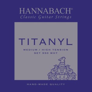 Hannabach  Serie 950 Medium/High Tension Titanyl (Struny do gitary klasycznej, średni/mocny naciąg)