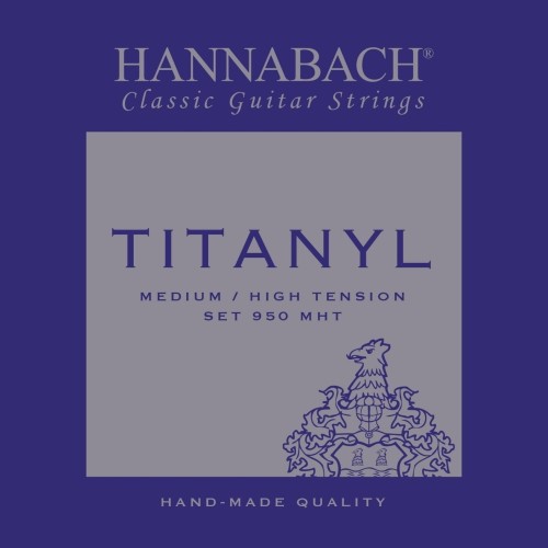 Hannabach  Serie 950 Medium/High Tension Titanyl (Struny do gitary klasycznej, średni/mocny naciąg)