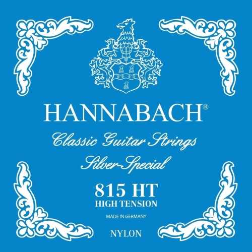 Hannabach Serie 815 High tension Silver Special (Struny do gitary klasycznej, mocny naciąg)