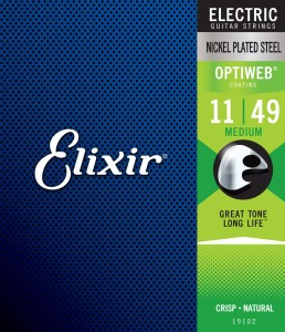 Elixir Optiweb 11-49 Medium (19102), (struny do gitary elektrycznej)