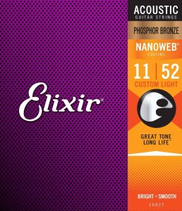 Elixir Phosphor Bronze (11-52) Custom Light  (struny do gitary akustycznej) 16027