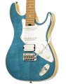 Gitara elektryczna ARIA 714-MK2 w turkusowo-niebieskim kolorze, dostępna w sklepie muzycznym Szejka Music.jpg