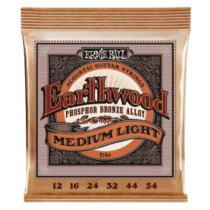Ernie Ball 2146 Earthwood, Phosphor Bronze (12-54) (struny do gitary akustycznej)