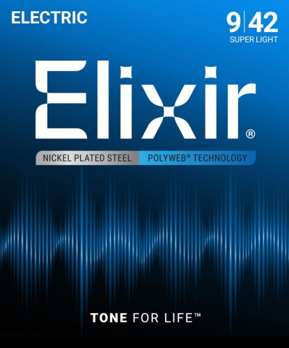 Elixir Polyweb (9-42) Super Light (struny do gitary elektrycznej)