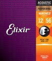 Elixir Nanoweb 12-56 Light/Medium (Phosphor Bronze 16077)