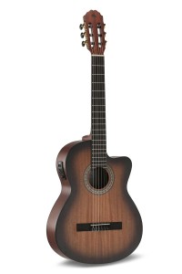Caballero by MR Principio Series Stage Black Burst - gitara elektroklasyczna