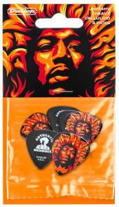 DUNLOP JHP14HV - zestaw 6szt. kostek gitarowych sygn. Hendrix