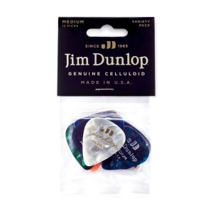 DUNLOP PVP106- zestaw 12szt. kostek gitarowych mix