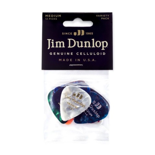 DUNLOP PVP106- zestaw 12szt. kostek gitarowych mix