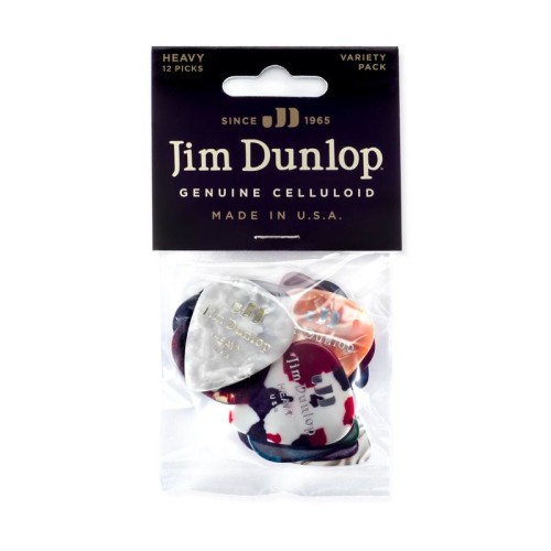 Dunlop PVP107 - Celluloid Zestaw 12 kostek