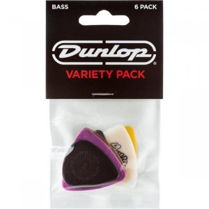 Dunlop PVP117 - zestaw 6ciu kostek dedykowanych dla basistów