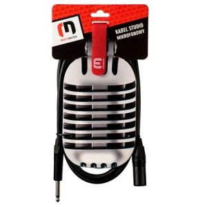Red's Music MCN2360 – Profesjonalny kabel mikrofonowy XLR M / Jack 6,3 mm Mono – 6 m
