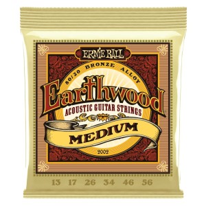 Ernie Ball 2002 Earthwood 80/20 (13-56), struny do gitary akustycznej