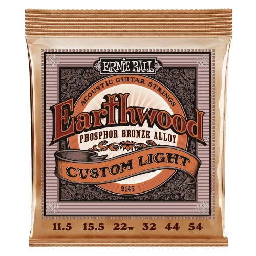 Ernie Ball 2145 Earthwood, Phosphor Bronze (11,5-54) (struny do gitary akustycznej)