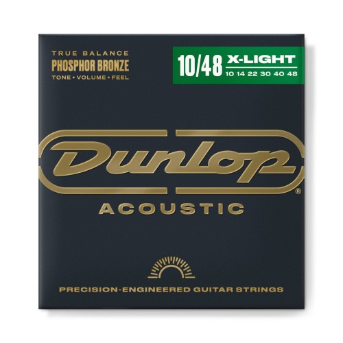 DUNLOP DAP1048 (10-48 Phosphor Bronze)Extra Light (Struny do gitary akustycznej)