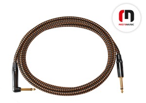 Kabel Gitarowy Red's Music GCF1250BO FOP (Jack-Jack kątowy) 5 metrów