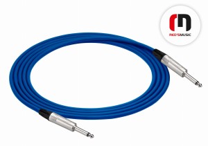 Kabel instrumentalny Red's Music GCN1150 BL wtyki NEUTRIK (Jack-Jack) 5 metrów, niebieski